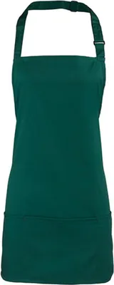 Immagine prodotto di Premier Workwear PR159 | Colours 2 in 1 Grembiule 60x62 cm - Colore: verde bottiglia (circa Pantone 7736C) - Dimensioni: 60 x 62 cm