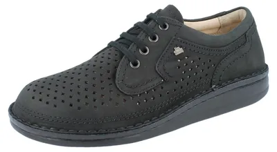Obrázek produktu pro Finn Comfort, Baden, dámské, pánské, uni, šněrovací, černé, kožené, NEW - dámské boty Pohodlné šněrovací boty, černé