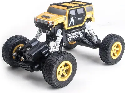 Obrázek produktu pro 1: 22 Vysokorychlostní RC horolezecké auto s dálkovým ovládáním pro děti hračky žlutá + černá _ 1: 22