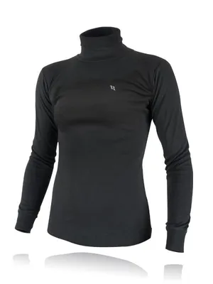 Produktbild von Back on Track Rollkragensweatshirt Damen in Schwarz Größe XXL