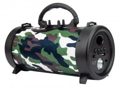 Image de Manhattan 165341 MANHATTAN Bluetooth Lautsprecher + Tragegriff Camouflage