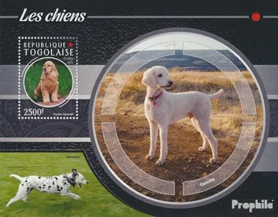 Produktbild von Briefmarken Togo 2015 Mi Block 1163 (kompl. Ausgabe) postfrisch Hunde
