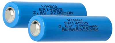 Produktbild von vhbw 2x ER14505 Rundzellenbatterien kompatibel mit Viessmann Trimatik, Trimatik 2 - Spezialbatterien (2700 mAh, 3,6 V, Li-SOCl2)