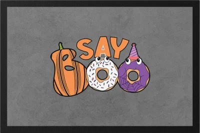 Produktbild von Say Boo Fußmatte Halloween Geschenkidee Halloweenparty Gruselgeschenk Halloween-Deko