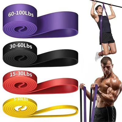 Obrázek produktu pro Sada elastických pásů pro silový trénink, jógu, pilates a posilování