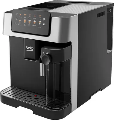 Produktbild von Beko CEG7304X, Espressomaschine, 2 l, Kaffeebohnen, Eingebautes Mahlwerk, 1350 W, Edelstahl