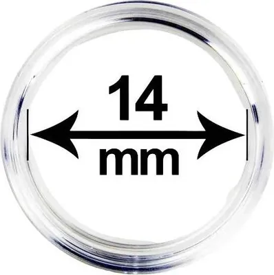 Obrázek produktu pro Kapsle (pouzdro) na mince, vnitřní průměr 14 mm