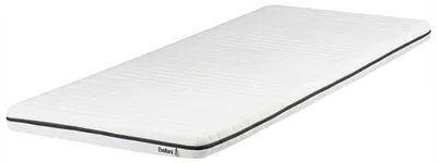 Zdjęcie produktu dla BELIANI Materac z pianki 90 x 200 cm średnia twardość zdejmowany pokrowiec