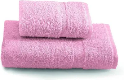 Obrázok produktu pre Sada ručníkov Unyqoos® – froté osuška zo 100% bavlny, rozmer 100 x 60 x 0,8 cm, ružová