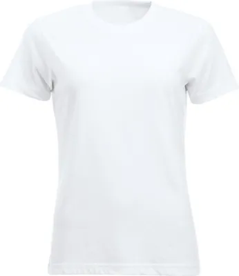 Produktbild von Damen T-Shirt Classic-T aus Baumwolle mit Rundstrick und modernem Schnitt