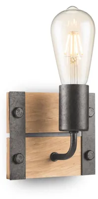 Produktbild von Besselink licht F660010-04, 1 Glühbirne(n), E27, IP20, Anthrazit