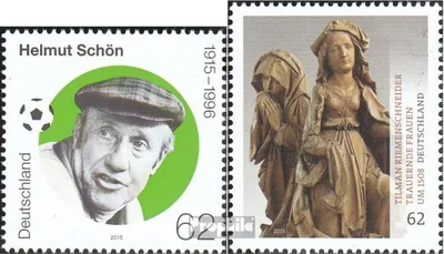 Produktbild von Briefmarken BRD (BR.Deutschland) 2015 Mi 3174,3180 (kompl.Ausg.) gestempelt Helmut Schön