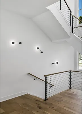 Image de Applique murale Eclipsia noire - 325x85x64 mm GX53 - Élégante applique murale en métal