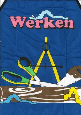 Produktbild von Werkschürze sortiert blau,rot,orange,grün