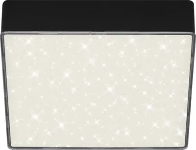 Imagen del producto de Lámpara de techo LED Briloner Flame Star, color , de 15,7 cm, con efecto cielo estrellado