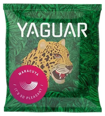 Produktbild von Yaguar - Mate Tee Probe Maracuya 50g - Passionsfrucht, Zitronengras - Luftgetrocknet - Mild, Wenig Staub - Yerba Mate Brasilien - 18 Monate Gereift