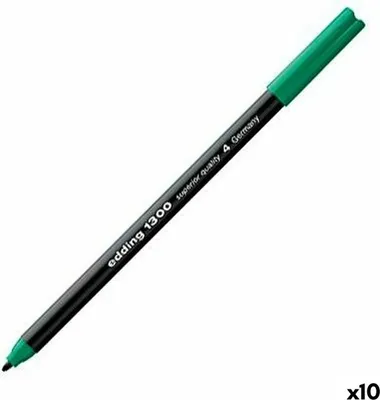 Productafbeelding van 10 stuks Edding 41300004 1300 fiberstift, kleurpen - ca. 2 mm, groen