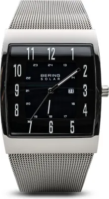 Produktbild von Bering Herren Uhr Armbanduhr Solar Ultra Slim 16433-002 Meshband