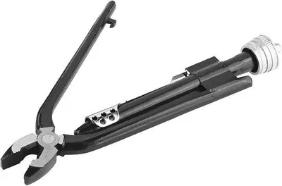 Productafbeelding van Draadtang 15 cm met veerterugtrekking en vastzetbekken - Ideaal voor doe-het-zelvers en professionals