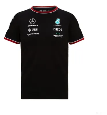 Produktbild von 2021, Schwarz, Mercedes Kinder Team T-Shirt 92