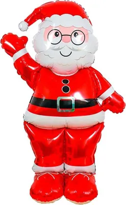 Produktbild von Famanu Folienballon Weihnachtsmann - Aufblasbare Weihnachtsdekoration