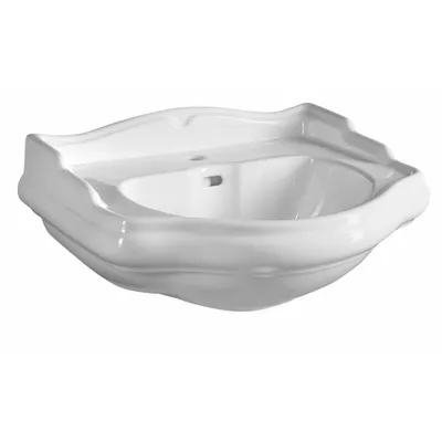 Produktbild von Kerasan RETRO Keramik-Waschtisch 56x46,5cm, weiß