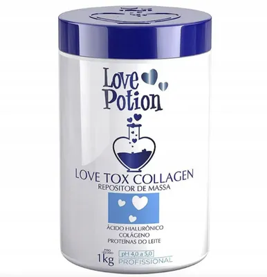 Produktbild von Haarbotox Tox Collagen Kur für natürliches & geschädigtes Haar, regenerierend, glättend, ohne Formaldehyd, Effekt bis zu 3 Monate, auch für Schwangere