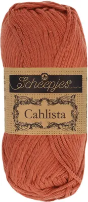 Produktbild von Scheepjes Cahlista 50g (504) Brick Red
