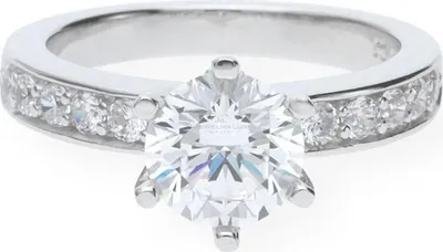 Produktbild von Ring Silber 925 Zirkonia JL10-07-0982 JuwelmaLux Größe 54