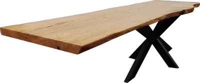 Produktbild von Unikat Esstisch Tisch 250 x 80/85 mit Gestell Eiche