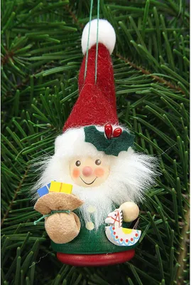 Produktbild von Christbaumschmuck Wackelmännchen Weihnachtsmann (12,5cm) von Christian Ulbricht