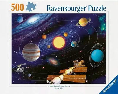 Produktbild von Puzzle 2D 500 Układ słoneczny