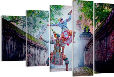 Produktbild von Bild auf Leinwand - Leinwandbild - Krieger Schwert - 150x100cm - Wand Bild - Wanddeko - Wandbilder - Leinwanddruck - Bilder - Kunstdruck - Wanddekoration - Leinwand bilder - Wandkunst - EG150x100-4116