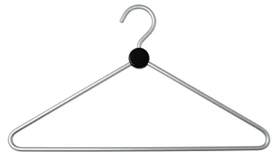 Kleiderbügel 3 Stück, Silber, Aluminium