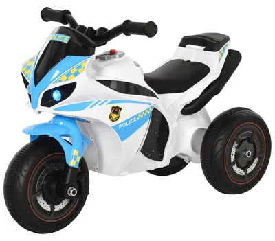 Productafbeelding van Loopauto, rijdend voertuig met muziek en koplampen, kindervoertuig in racemotordesign, tot 20 kg, 18-36 maanden, blauw