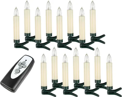 Produktbild von LED Kerzen 15er kabellos mit Fernbedienung/Timer  warmweiß 76579