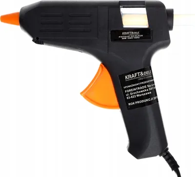 Zdjęcie produktu dla Kraft&Dele KD10350 pistolet do klejenia na gorąco 40W + 7 wkładów