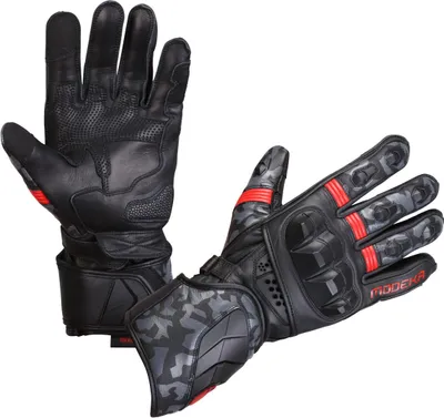 Imagen del producto de Guantes para motocicleta Modeka Valyant Pro, color /rojo, talla 9
