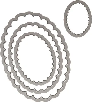 Obrázok produktu pre Sizzix 2118737564 Fram.DieSet OvalsSc.