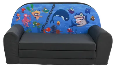 Produktbild von Kindersofa "MINI" zum Aufklappen Ocean II W386 11 FORTISLINE