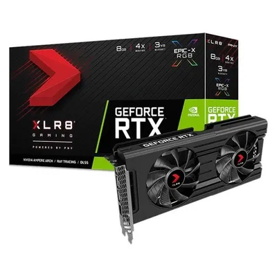 Image de PNY RTX 3050 8GB XLR8 Gaming REVEL EPIC-X RGB Dual Fan Edition NVIDIA GeForce RTX 3050 GDDR6