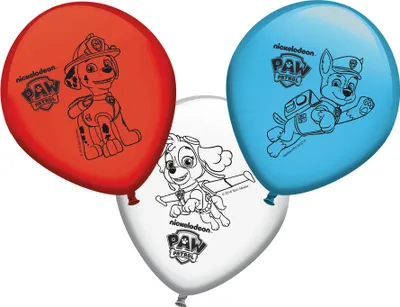 Produktbild von Paw Patrol-Luftballons 8 Stück bunt 30cm