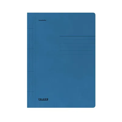 Produktbild von Falken 100x Schnellhefter für A4, 250g/m2 Manila-RC-Karton - Blau - 80000201F