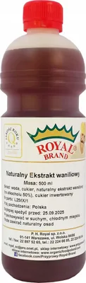 Produktbild von Natürlicher Vanilleextrakt 500 ml Klasse 1