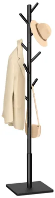 Immagine prodotto di Appendiabiti da terra - Faggio massello - Bianco - 180 cm - 8 ganci