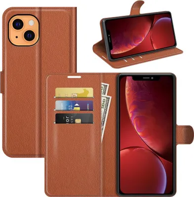 Produktbild von iPhone 13 Hülle - Coverup Klapphülle - Braun