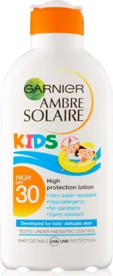 Produktbild von Garnier Ambre Solaire Kids Sonnenschutzlotion für Kinder LSF 30 – 200 ml