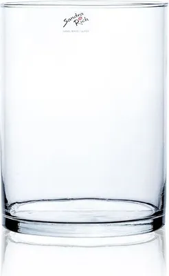 Produktbild von 6 Zylinder Glasvasen H. 20cm D. 15cm Dekoglas CYLI Sandra Rich