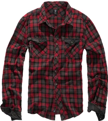 Zdjęcie produktu dla Brandit Duncan Koszula w kratę czerwony/brązowy - 4XL