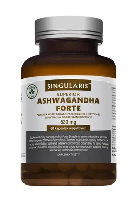 Obrázok produktu pre Ashwagandha Forte 620 mg, 60 kapsúl z kolekcie Singularis Superior